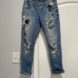 Lucky Brand Sienna Cigarette Distressed Boyfriend Jean